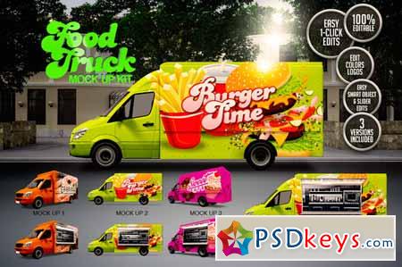 Download Food Truck Mock Up Kit 137784 » Free Download Photoshop ...