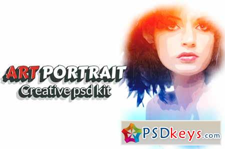 Art Portrait - Creative psd kit 138904