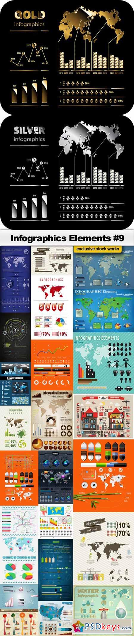 Infographics Elements #9 - 25xEPS