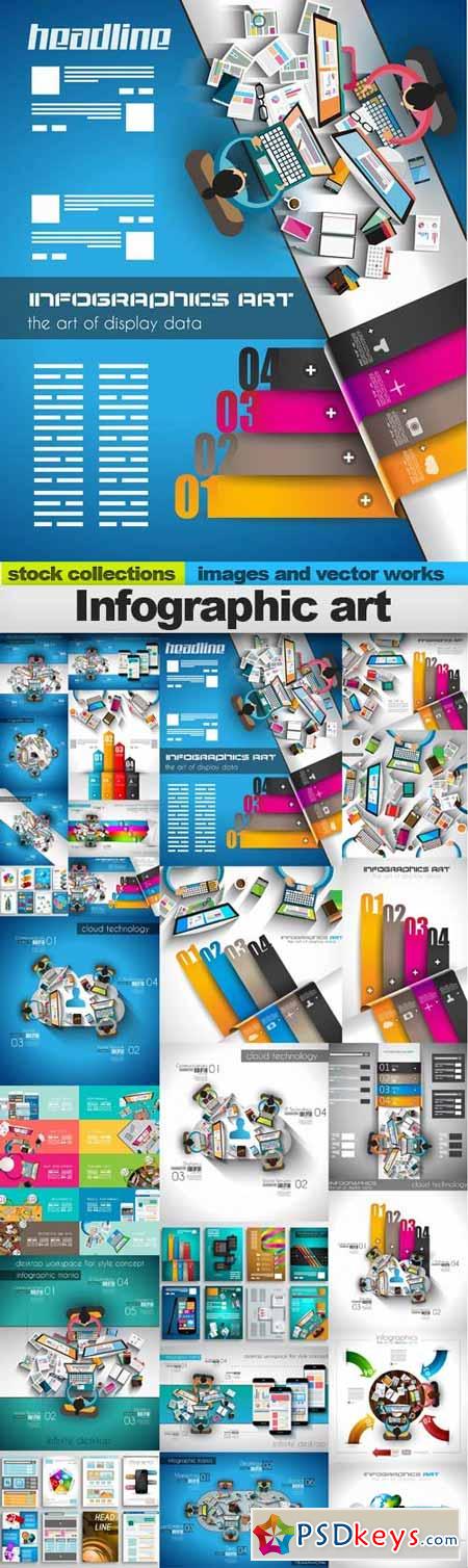 Infographic art 25 x EPS