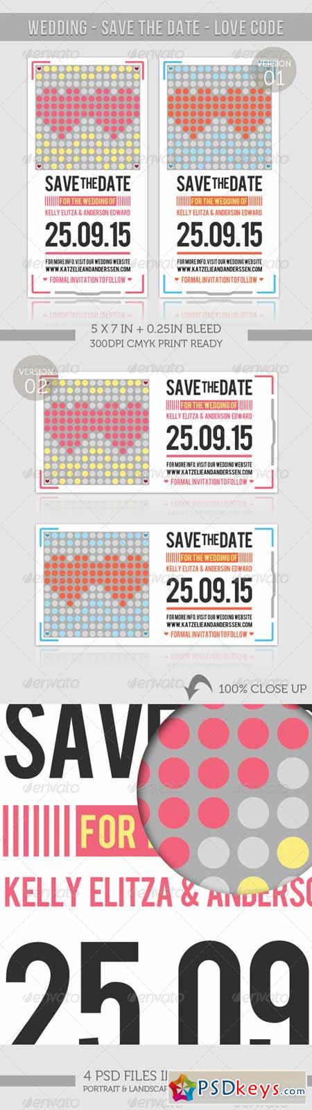 Wedding - Save The Date - Love Code 2406052