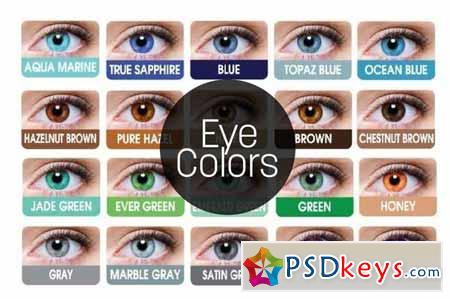 Eye Colors - Photoshop actions 47830