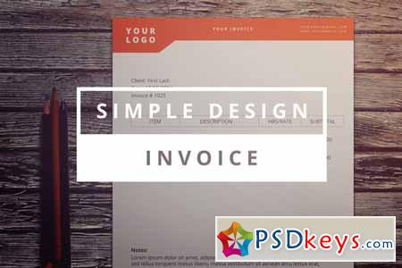 Simple Design Invoice 138105