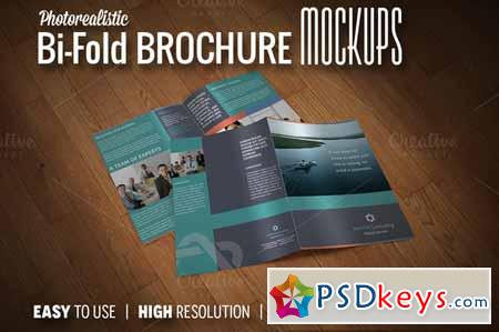 Premium Bi-Fold Brochure Mockups 138780