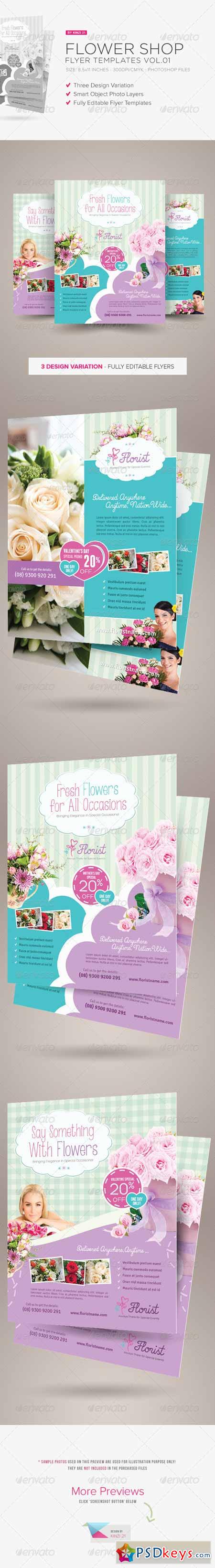 Flower Shop Flyer Templates 6566352