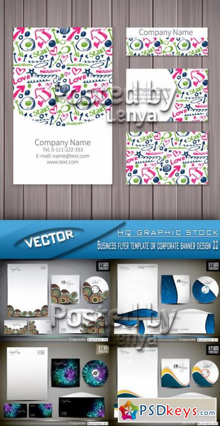 Business flyer template or corporate banner design 22