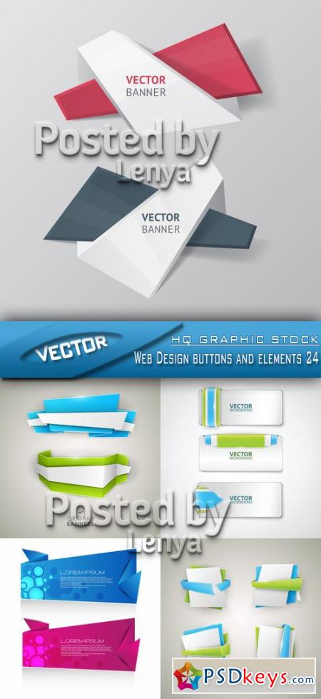 Web Design buttons and elements 24