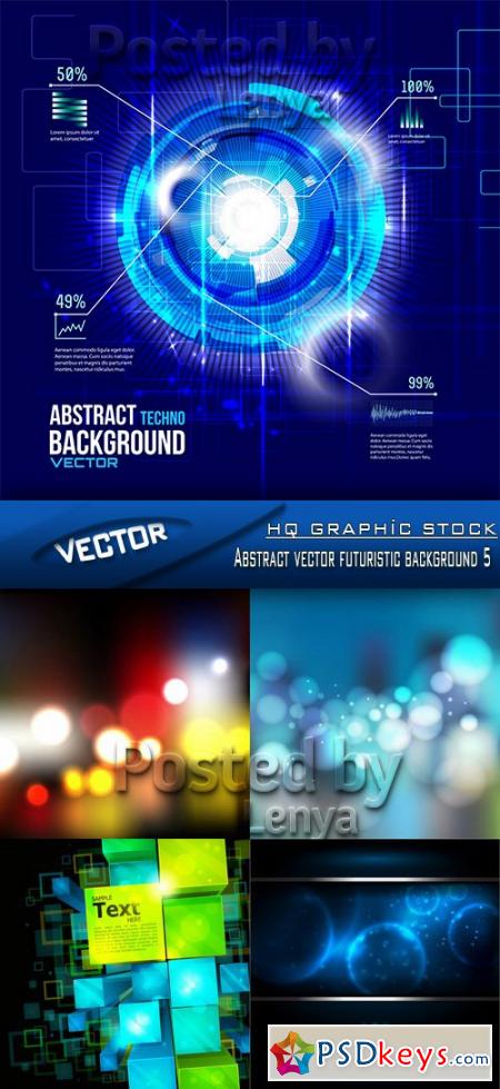 Abstract vector futuristic background 5