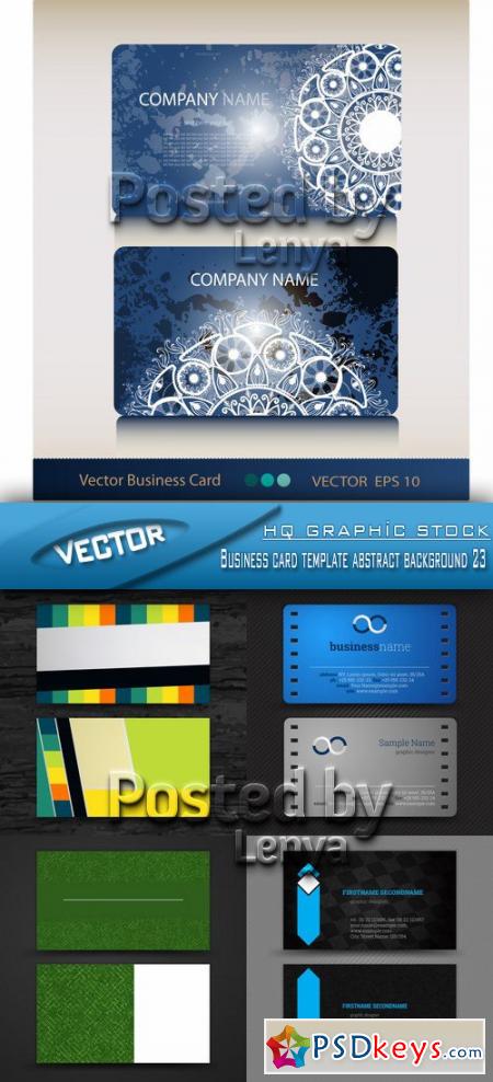 Business card template abstract background 23