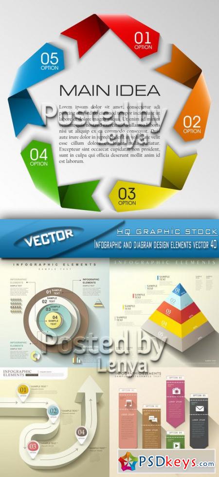 Infographic and diagram design elements vector 40