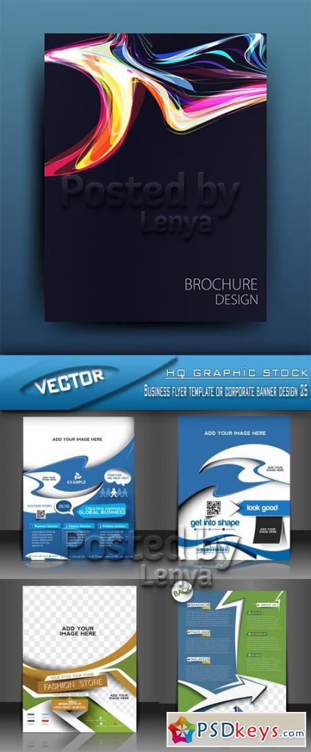 Business flyer template or corporate banner design 25