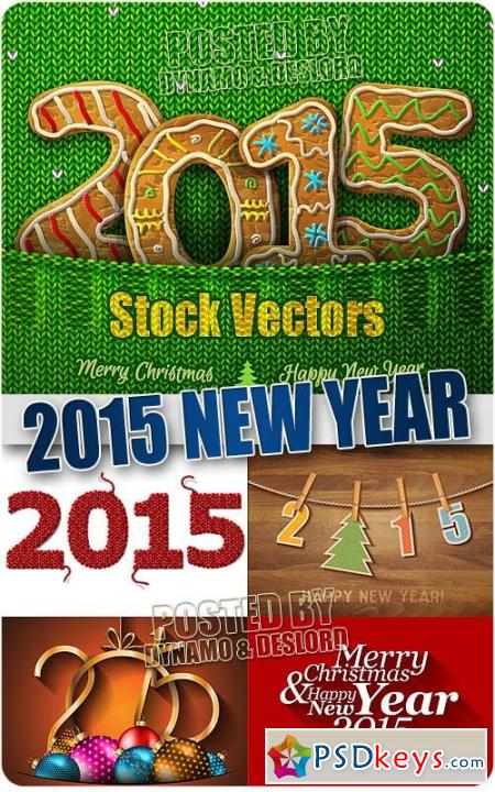 New Year 2015 - Stock Vectors