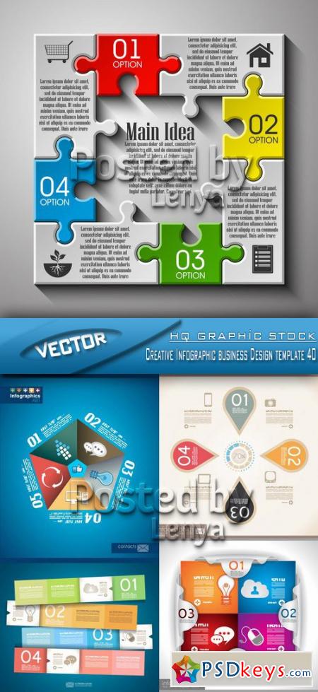 Creative Infographic business Design template 40