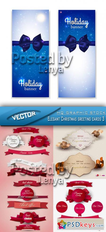 Elegant Christmas greeting cards 3