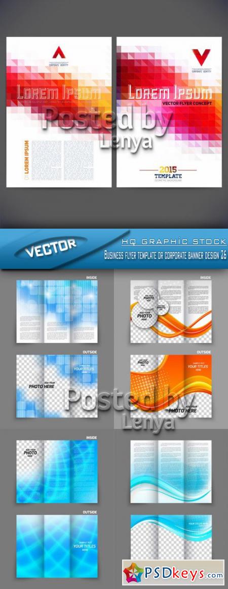 Business flyer template or corporate banner design 26