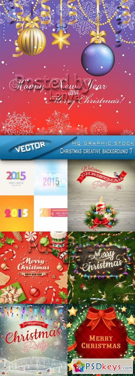 Stock Vector - Christmas creative background 7