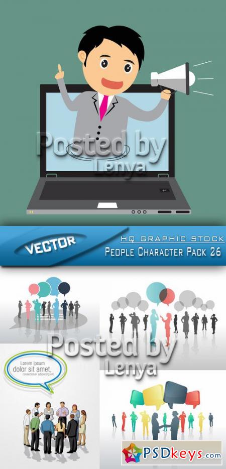 Stock Vector - People Character Pack 26
