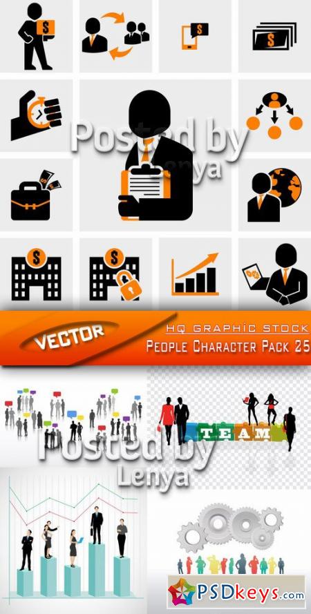 Stock Vector - People Character Pack 25