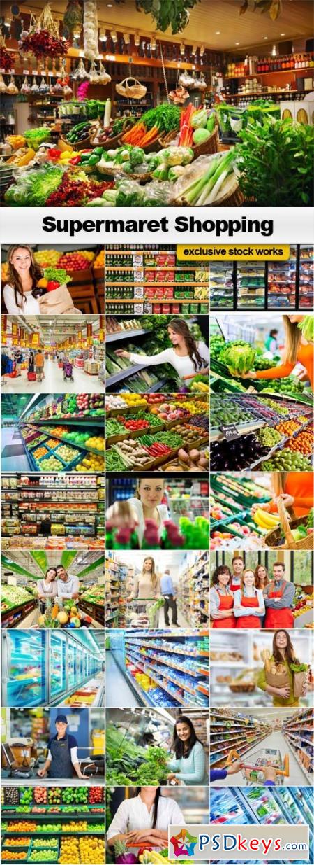 Supermarket Shopping - 25xJPEGs