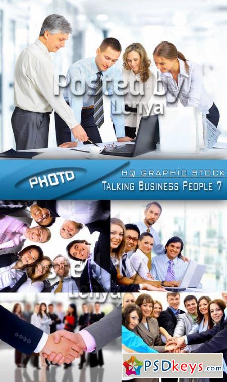 Stock Photo - Talking Business People 7