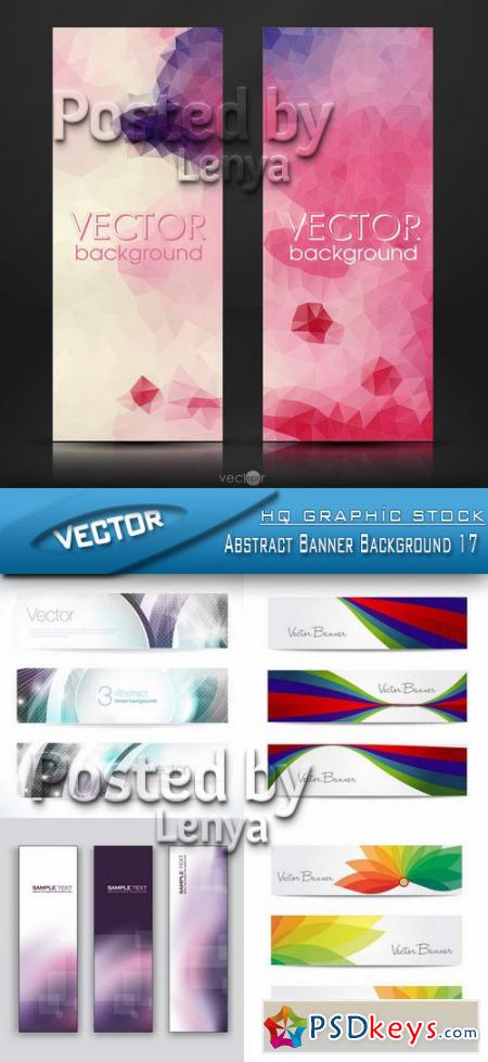 Stock Vector - Abstract Banner Background 17