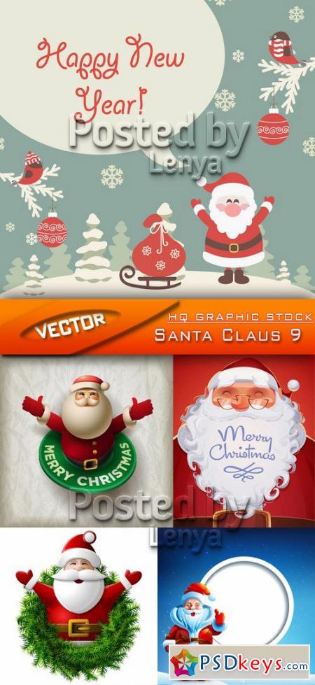 Stock Vector - Santa Claus 9