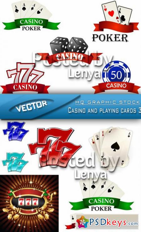 Stock Vector - Casino and playing cards 3