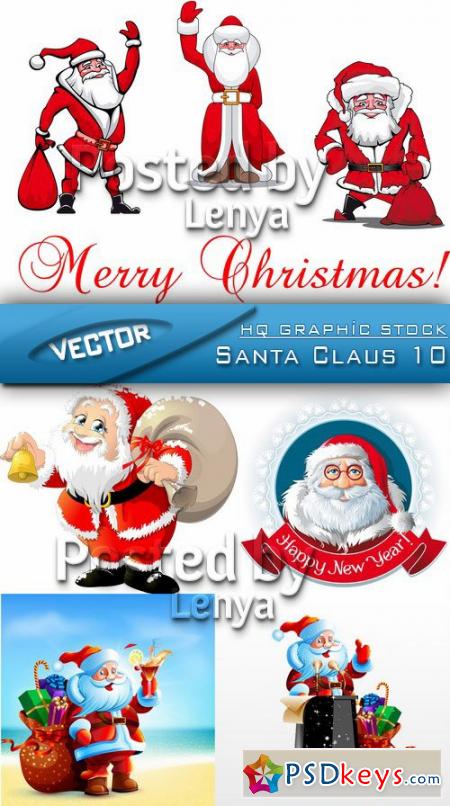 Stock Vector - Santa Claus 10