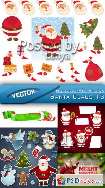 Stock Vector - Santa Claus 13