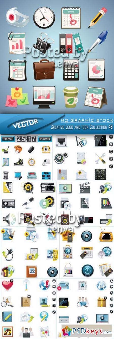 Stock Vector - Creative Logo and Icon Collection 48