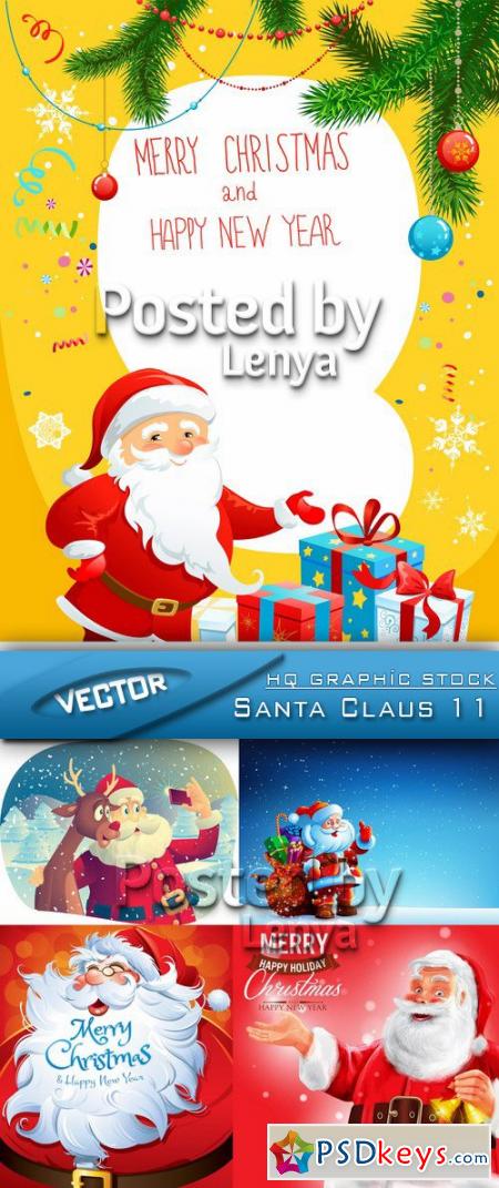 Stock Vector - Santa Claus 11