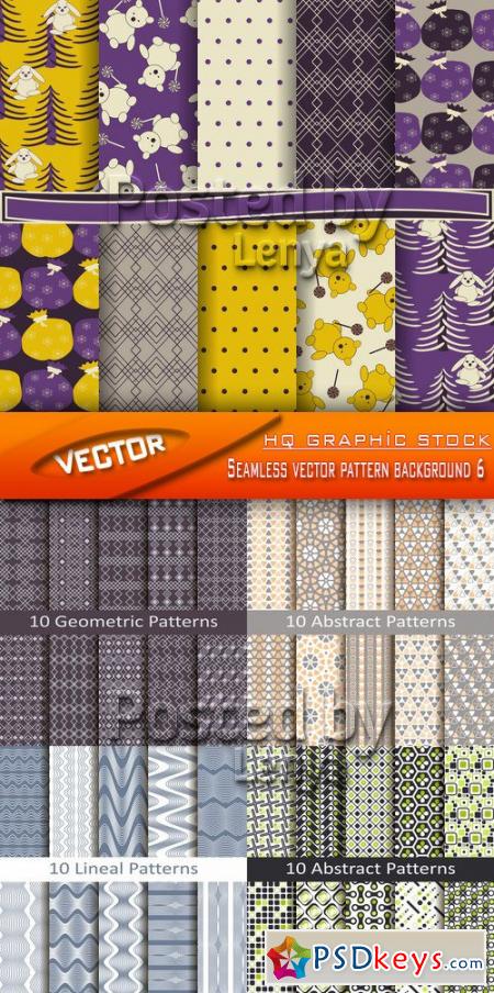 Stock Vector - Seamless vector pattern background 6