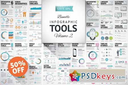 vol. 2 Infographic Elements Bundle 94408