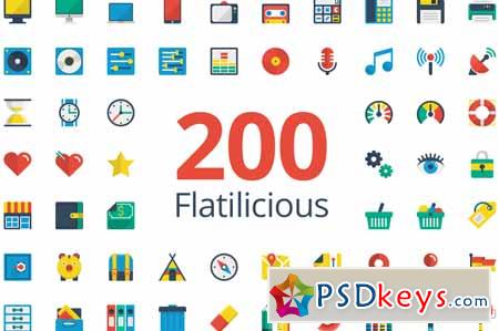 Flatilicious 200 icons 13226