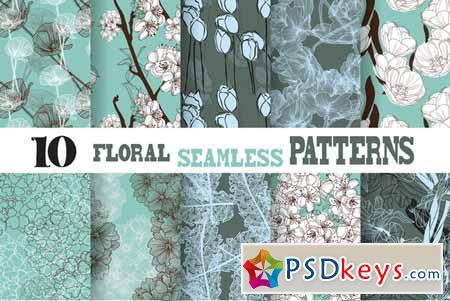 Floral Seamless Patterns 49424