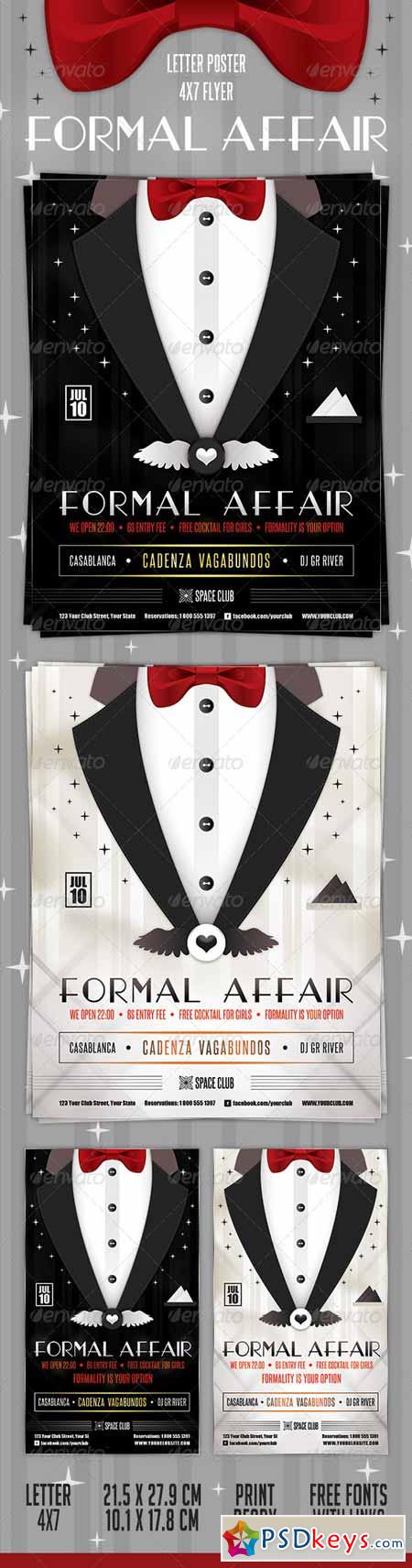 Formal Affair Poster and Flyer 2598528