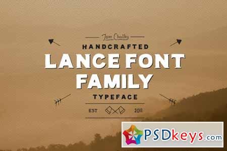 Lance Sans and Serif Font Family 112485