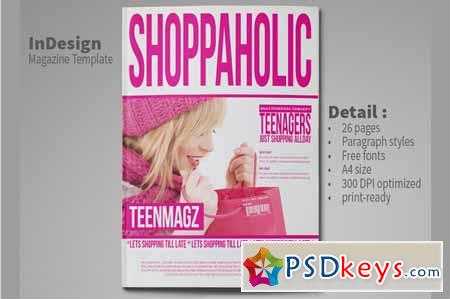 InDesign Magazine Template 26 Pages 113027