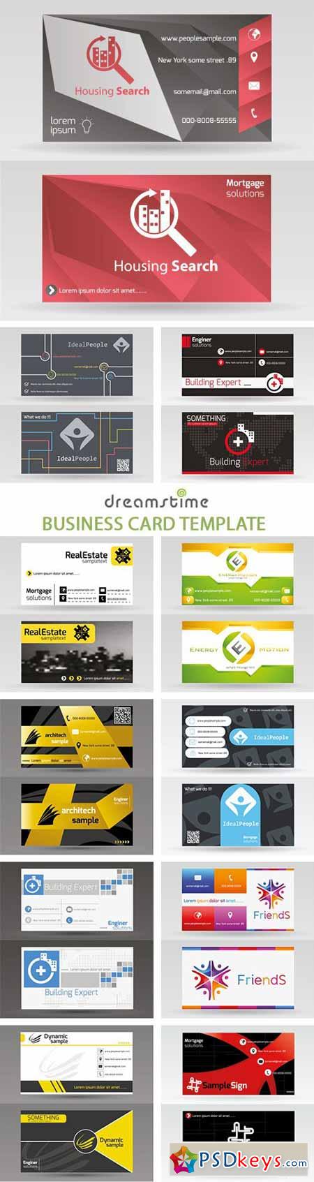 Business Card Template - 25xEPS