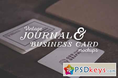 Journal & Business Card Mockups 147938
