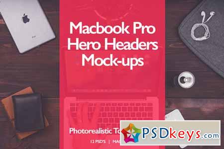 Macbook Pro Hero Headers Mock-ups 85522