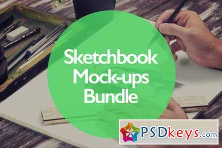 Sketchbook Mock-ups Bundle 85547