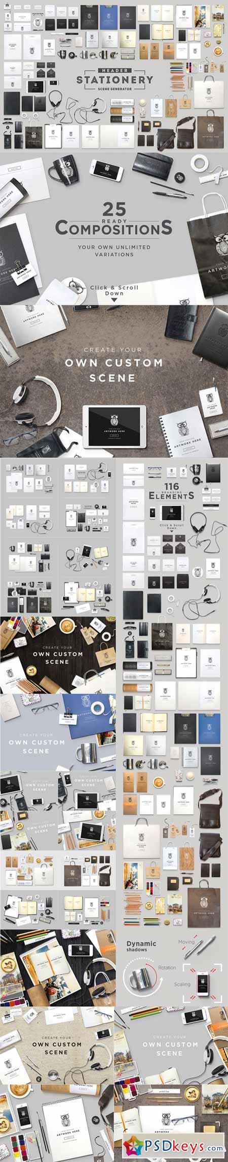 Header Stationery Scene Generator 144381