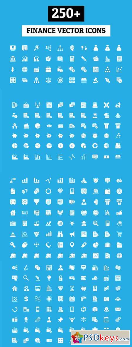 250+ Finance Vector Icons 133137