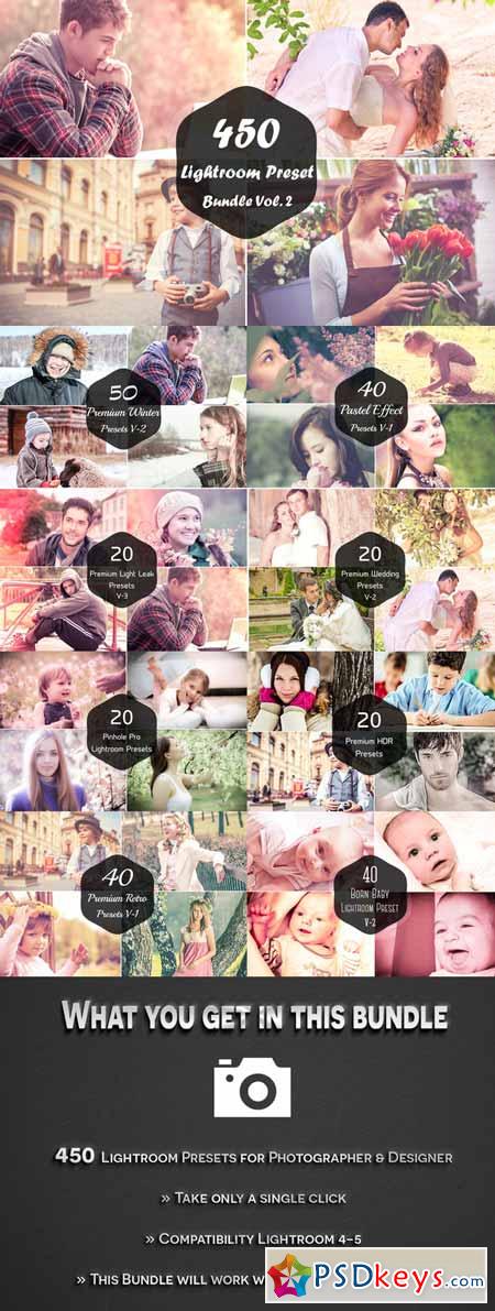 450 Lightroom Presets Bundle Vol. 2 52062