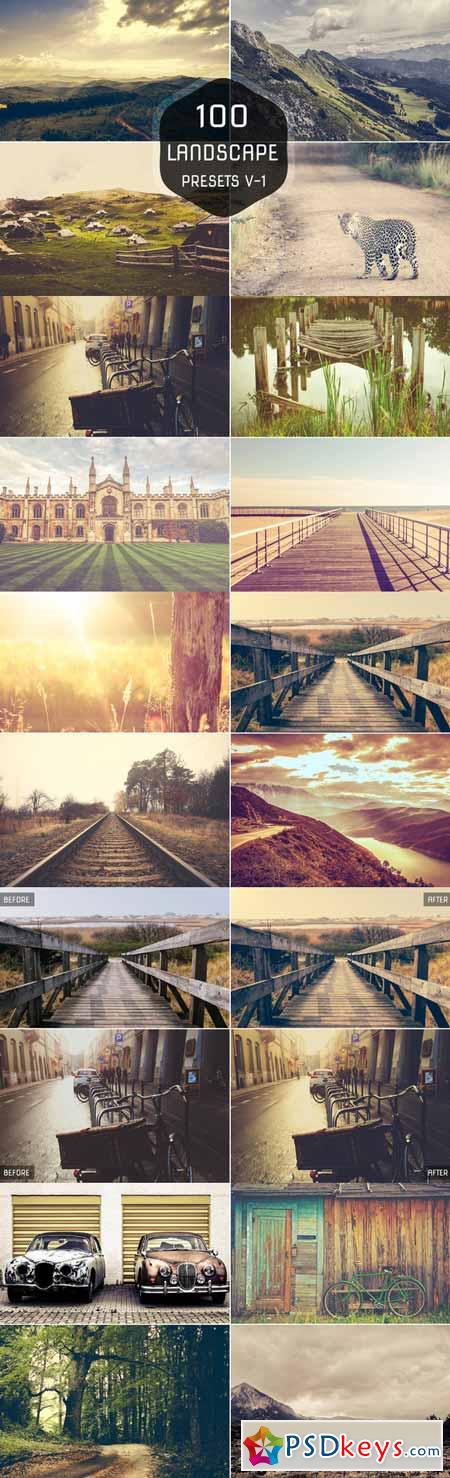 100 Landscape Lightroom Preset 102081