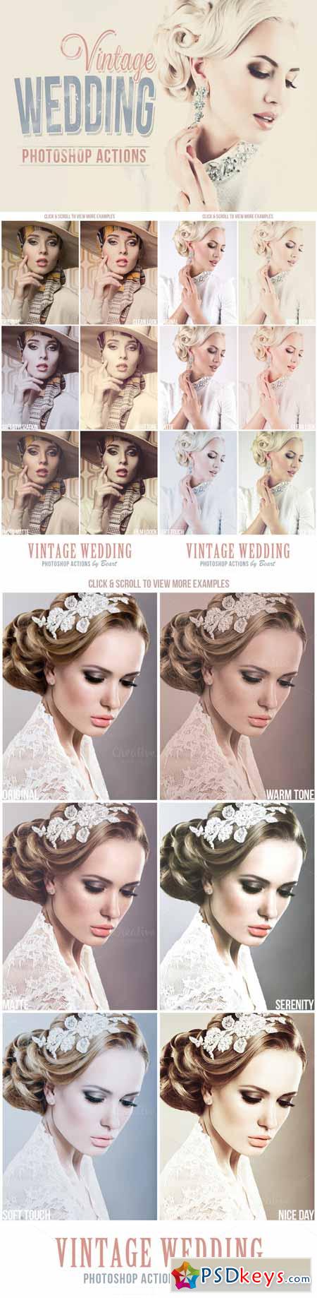 Vintage Wedding Photoshop Actions 153624