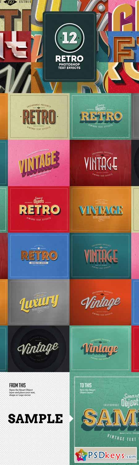 Retro Text Effects Vol.01 65381