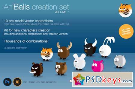 AniBalls, Character Creation Set 133132