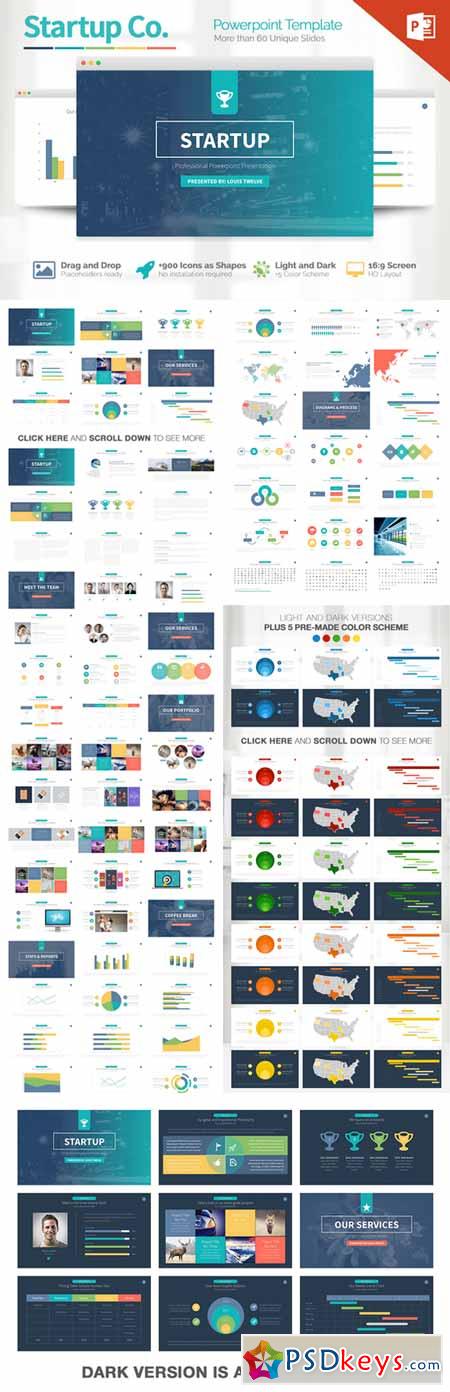 Startup Powerpoint Template 131330